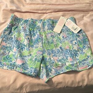 NWT Lilly Pulitzer tennis print Luxletic Shorts sz S